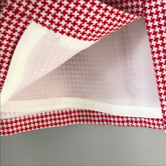 Finity Studio Red And White Houndstooth - Picture 5 of 5